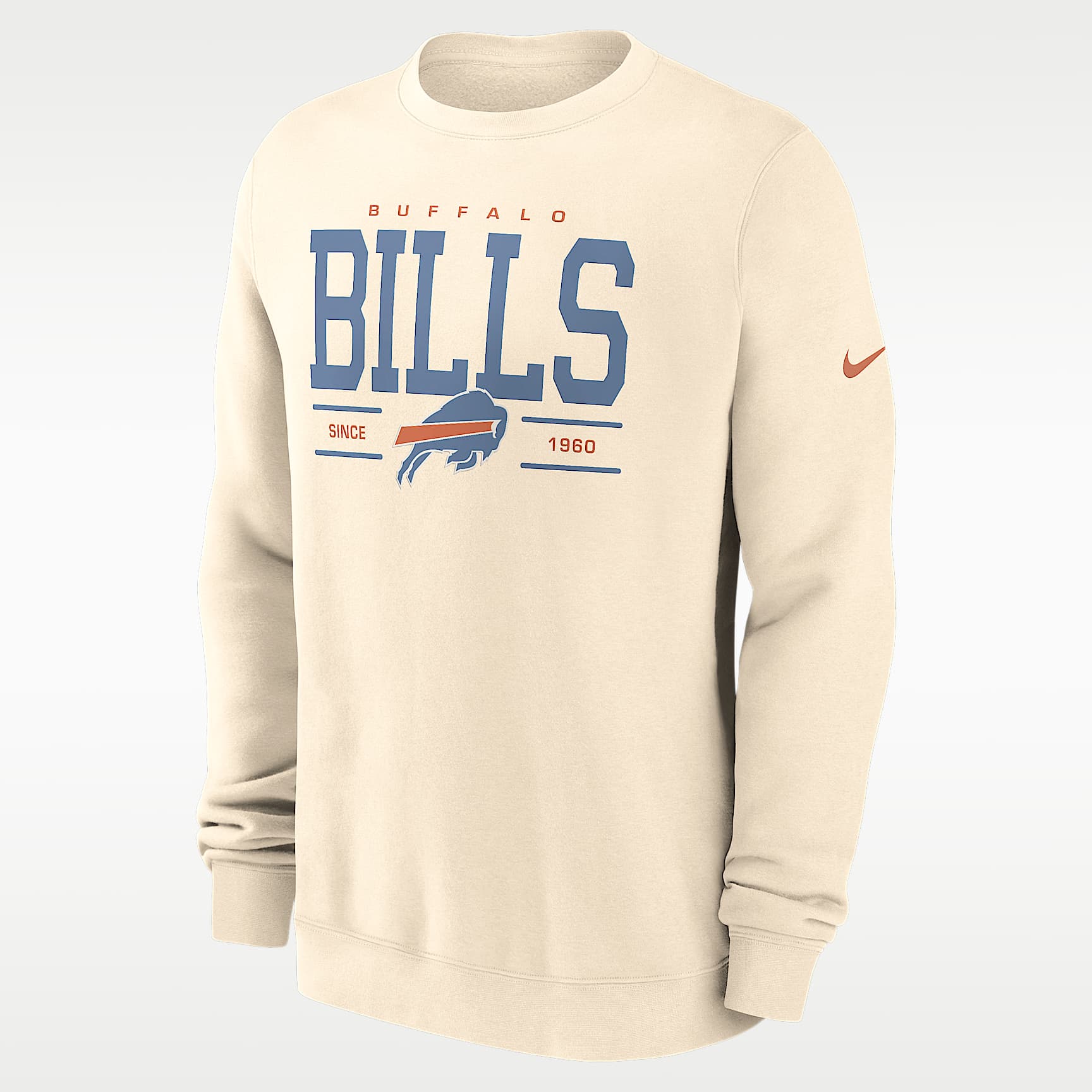 Buffalo Bills Club Men's Nike NFL Pullover Crew. Nike.com